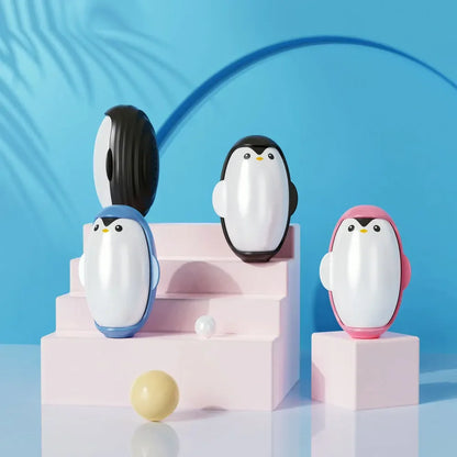 Rouleau Anti-Peluche Maniable en Forme de Manchot - Lavable et Réutilisable