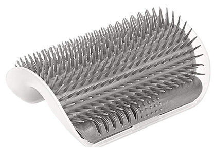 Brosse d'Angle Auto Toilettage pour Chat - Masseur et Griffoir