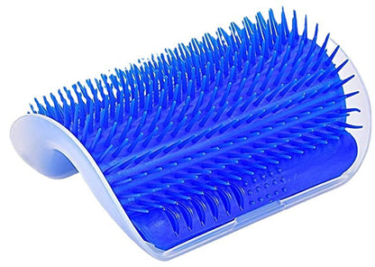Brosse d'Angle Auto Toilettage pour Chat - Masseur et Griffoir