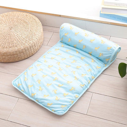 Tapis Fraîcheur en Soie de Glace pour Animaux - Design Fruit