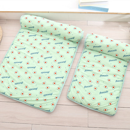 Tapis Fraîcheur en Soie de Glace pour Animaux - Design Fruit
