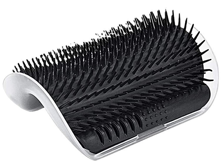 Brosse d'Angle Auto Toilettage pour Chat - Masseur et Griffoir